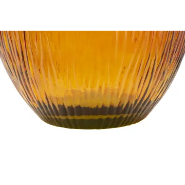 Wazon ze Szkła Recyklingowanego SLIM Pomarańczowy Ø 34x75 cm (WYPRODUKOWANY W HISZPANII)